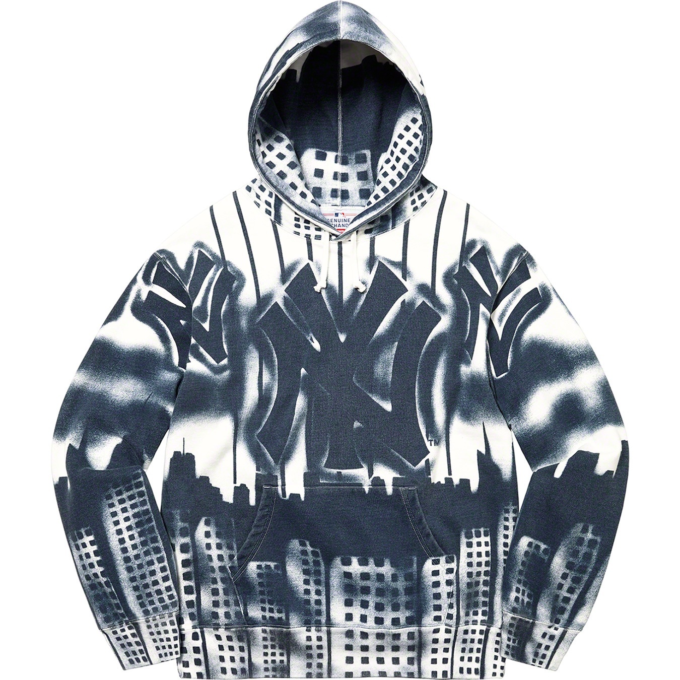 Supreme®/New York Yankees™Airbrush Hooded Sweatshirt view 6